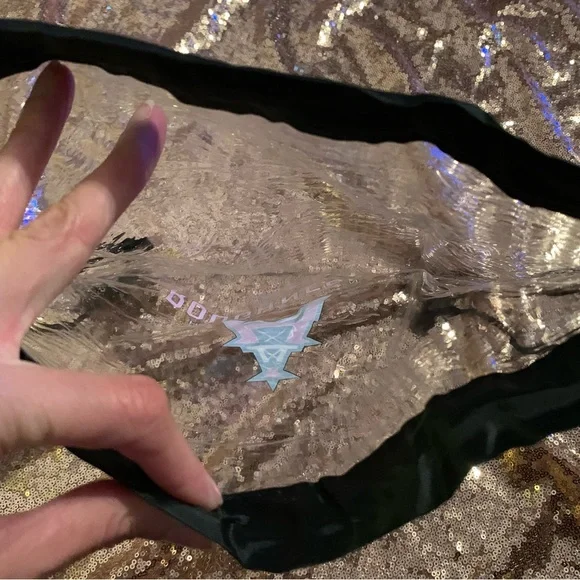 Houston Roughnecks Clear Drawstring Backpack - Picture 3 of 6